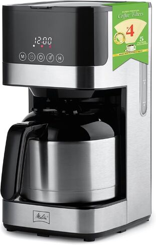 Melitta Aroma Tocco Thermal 8-Cup Drip Coffee Maker, Black in Saudi Arabia