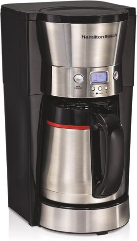 Hamilton Beach Programmable Drip Coffee Maker with 10 Cup Thermal Carafe in Saudi Arabia