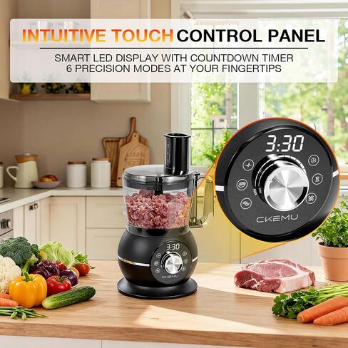 12 Cup Smart Food Processor, Electric Food Chopper in Saudi Arabia