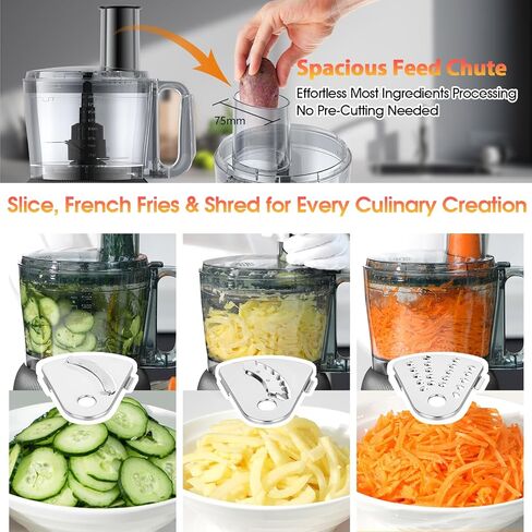 12 Cup Smart Food Processor, Electric Food Chopper in Saudi Arabia