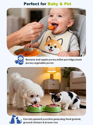 Food Processor, Baby Food Maker, 2 Bowls (10 cup+10 cup) in Saudi Arabia
