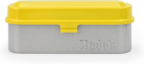 KODAK Film Case - for 5 Rolls of 35mm Films - Compact, Retro Steel Case to Sort and Safeguard Film Rolls (Blue) (Film is not Included) in Saudi Arabia