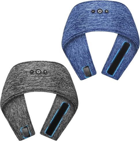 Adjustable Bluetooth Sleeping Headphones Headband for Men Women 2PCS in Saudi Arabia