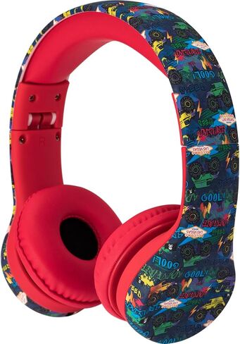 Snug Play+ Kids Headphones with Volume Limiting for Toddlers (Boys/Girls) - Monster Trucks in Saudi Arabia