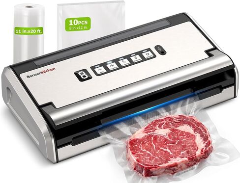 Bonsenkitchen فراغ السدادة للأغذية، الفولاذ المقاوم للصدأ، 0.2 بوصة ختم أوسع in Saudi Arabia