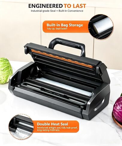 95KPa 10-in-1 Commercial Vacuum Sealer Double Heat Seal Device in Saudi Arabia