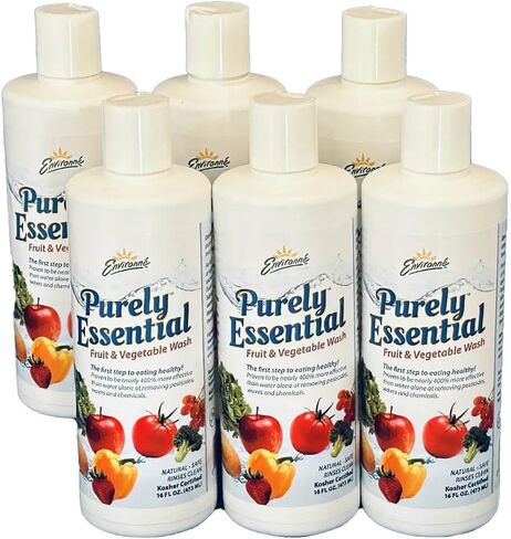 Purely Essential Fruit & Vegetable Wash, Natural Produce Cleaner, 16 Fl Oz in Saudi Arabia