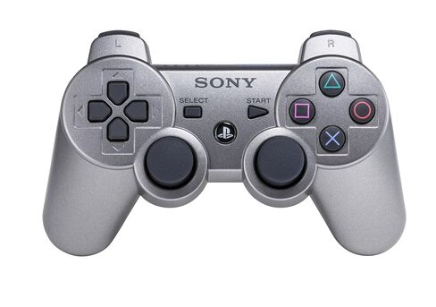 PlayStation 3 DualShock 3 wireless controller - Metallic Grey (Renewed) in Saudi Arabia