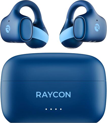 Raycon Everyday Clip On Earbuds - Open Ear Headphones, Lightweight Wireless Earbuds Bluetooth, Sweat & Water Resistant Earphones, Clip Earbuds with Buttons, 30 Hours Battery Life (Carbon Black) in Saudi Arabia