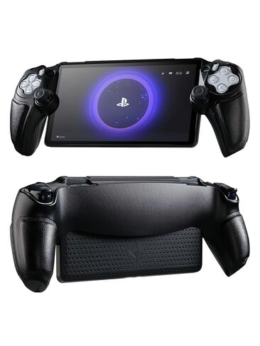 UYIYE Thin Fit Designed for PlayStation Portal Case, Full Protective Slim Case Cover Compatible with PS Portal - Black in Saudi Arabia