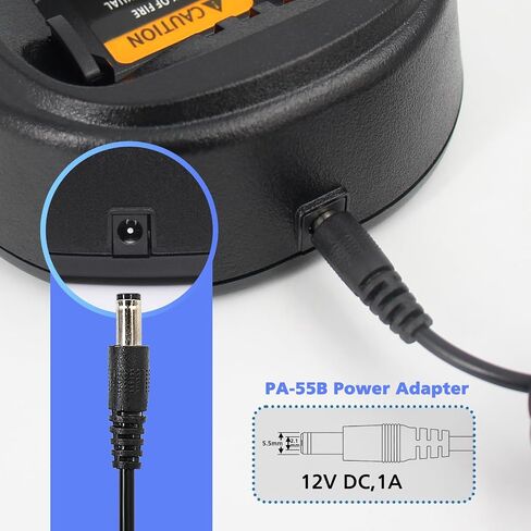 Replacement for WPLN4137AR Rapid Charger - Compatible with R2 CP200 CP150 PR400 CP040 CP140 EP450 DEP450 CP180 Radios and NNTN4497 NNTN4970 NNTN4851 PMNN4598 PMNN4600 Battery with Belt Clip in Saudi Arabia