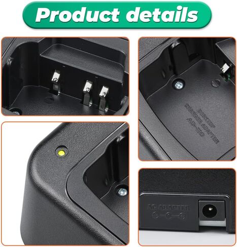 BC-119N Desktop Charger + AD-110 for ICOM BP-235 BP-253 BP-254 in Saudi Arabia