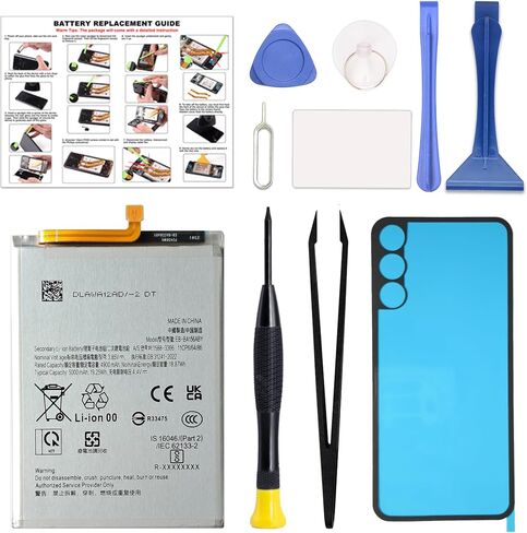 GREEN FUSION for Galaxy S24 FE Battery Replacement Kit, Capacity Li-ion Battery Compatible with Samsung S24 FE SM-S721B/U/U1/W/N Series, Includes Repair Tools & Instruction in Saudi Arabia