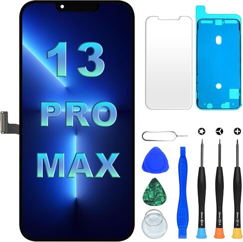 DIGI4U LCD for iPhone 13 Pro Max, 6.7''[3D Touch][Small Notch] Screen for iPhone 13 Pro Max Display Digitizer Assembly, for iPhone 13 Pro Max LCD Screen Replacement Kit in Saudi Arabia