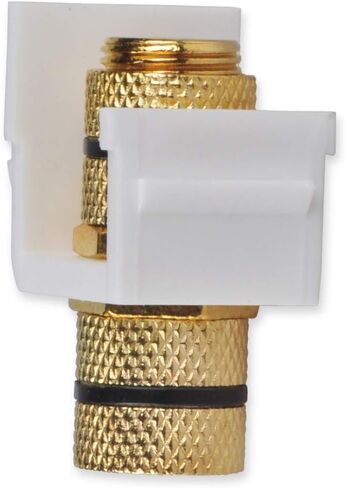 Speaker Post Snap-in Banana Keystone Jack - White, 10pcs in Saudi Arabia