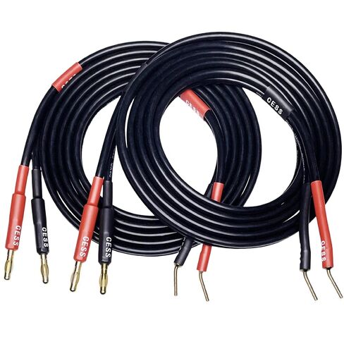 CNCESS Banana Plug to Pin Plug Speaker Cable, 12AWG, 6 ft, 2-Pack in Saudi Arabia