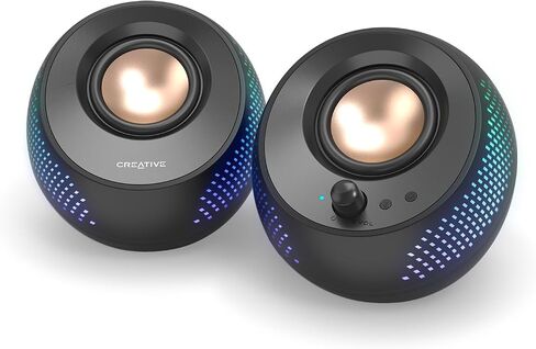 Creative Pebble X USB-C 2.0 Computer Speakers with Bluetooth 5.3 and RGB in Saudi Arabia