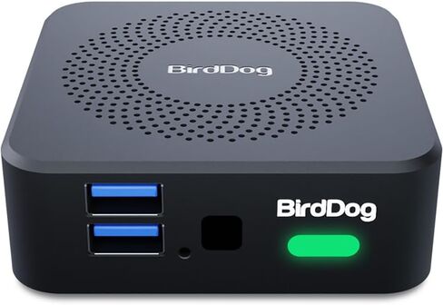 BirdDog Play Pro 4K NDI Player Bundle with Pearstone Standard Series HDMI to HDMI High-Speed Ethernet Cable - Black, 6', Rip Tie 10-Pack Touch Fastener Straps in Saudi Arabia