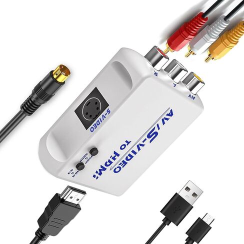RCA to HDMI Converter, S Video to HDMI Converter. in Saudi Arabia
