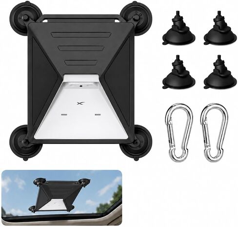 Starlink Mini Case with Suction Cup Mount Kit No-Drill for RV Car in Saudi Arabia