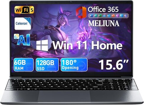 15.6'' AI Laptop with Office 365, 6GB RAM 128GB SSD in Saudi Arabia