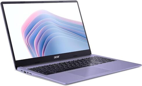 Acer 2026 15" FHD IPS Chromebook, Intel Celeron Processor Up to 2.78GHz, 4GB DDR5, 64GB Storage, Ultra-Fast WiFi 6, Chrome OS, Dale Purple, Renewed in Saudi Arabia