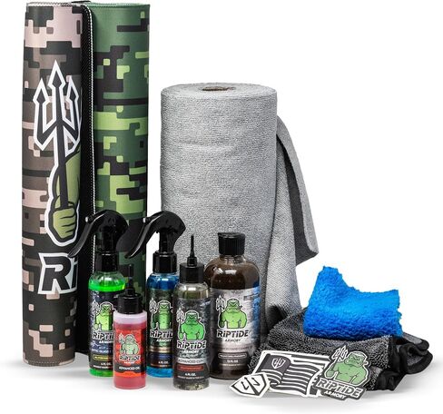 Riptide Armory Ultimate Cleaning Kit - Cleans, Lubes, Protects - Advanced Formula - Veteran Founded & Formulated by Former US Navy Seal in Saudi Arabia
