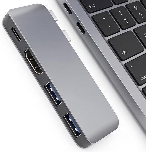 USB-C Hub for MacBook Neo/Pro/Air, MacBook Dock with 4k60Hz,1Type c 2USB3.0 in Saudi Arabia
