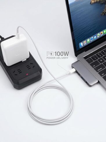 USB-C Hub for MacBook Neo/Pro/Air, MacBook Dock with 4k60Hz,1Type c 2USB3.0 in Saudi Arabia