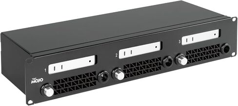 Tecmojo 2U Rack Mount Enclosure for 3 Mac mini, 19-Inch Rackmount with Individual Power Control, Front Port Access, SSD Storage Space and Cable Management in Saudi Arabia
