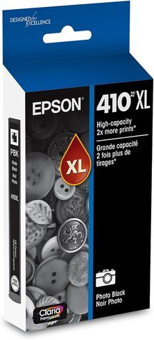 Epson 410 Claria Premium Ink High Capacity Black & Standard Color Cartridge Combo Pack (T410XL-BCS) Works with Expression XP-530, 630, 640, 7100, 830 in Kuwait