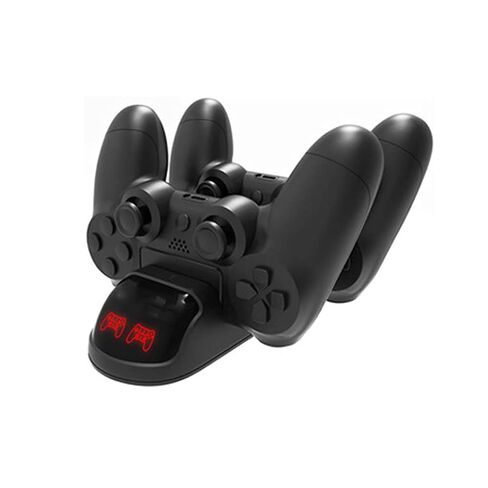 Controller Charger Dock, Dual Fast Charging Station Stand with LED Indicators for Slim Pro Controllers ABS Black 16.8cm in Saudi Arabia