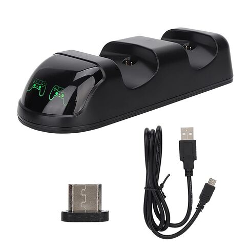 Controller Charger Dock, Dual Fast Charging Station Stand with LED Indicators for Slim Pro Controllers ABS Black 16.8cm in Saudi Arabia