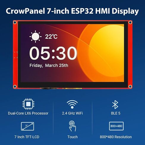 7 Inch ESP32 Touch Screen Smart Home IoT Display 800×480 in Saudi Arabia