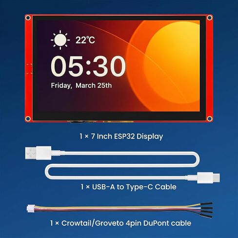 7 Inch ESP32 Touch Screen Smart Home IoT Display 800×480 in Saudi Arabia
