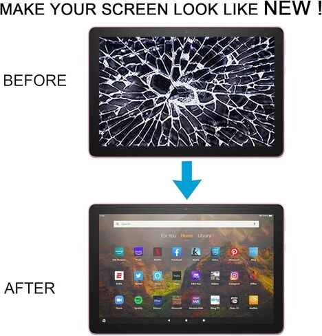 لأمازون كيندل فاير HD 10 2023 شاشة LCD محول الأرقام الجمعية الكاملة مع الإطار in Saudi Arabia