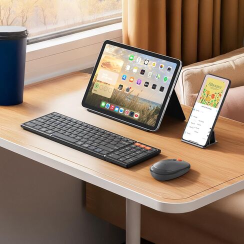 MEETION Foldable Keyboard and Mouse Combo, Bluetooth Portable Set in Saudi Arabia
