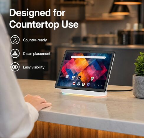 Jeazans 2026 Upgraded Android 16 Tablet with 64GB+1TB Expand, 10.1 inch Tablet with 8-Core, Dock Station, Gemini Ai, WiFi 6, Bluetooth 5.4, 3-Year Protection, Tablet for Students, Kids& Adults in Saudi Arabia