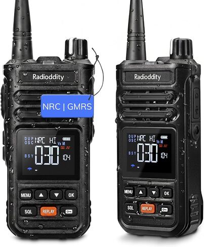 Radioddity X1 Pro GMRS راديو محمول IP67 مقاوم للماء، بطارية قابلة للاستبدال in Saudi Arabia