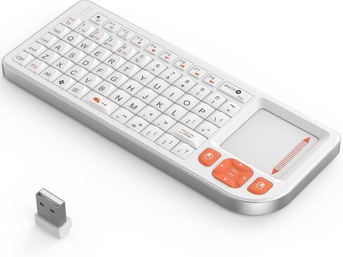 K809 Mini Keyboard with Touchpad, High-End Aluminum Alloy Frame,2.4G+BT in Saudi Arabia