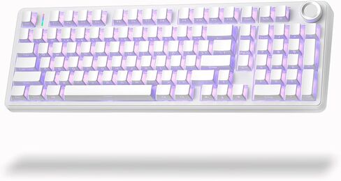 Aula F99 Pro Wireless Silent Mechanical Office Keyboard with Knob Num Pad in Saudi Arabia