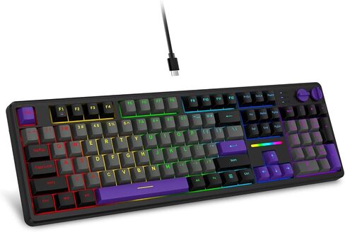 E-YOOSO Creamy Mechanical Gaming Keyboard Wired, Full Size, White Pink in Saudi Arabia