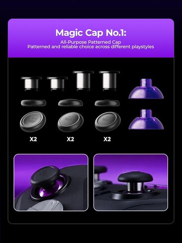 leadjoy Xeno Plus Gaming Controller Dedicated Joystick Caps and Motion Caps Set #1 in Saudi Arabia