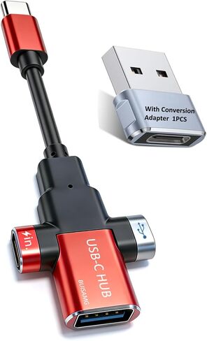 محور USB C صغير لأجهزة الكمبيوتر المحمول، USB C Dongle لأجهزة MacBook Pro وXPS in Saudi Arabia