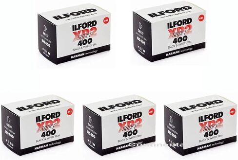 5 لفات من Ilford XP2 Super 400 35mm فيلم سلبي أبيض وأسود 36 Exp in Saudi Arabia