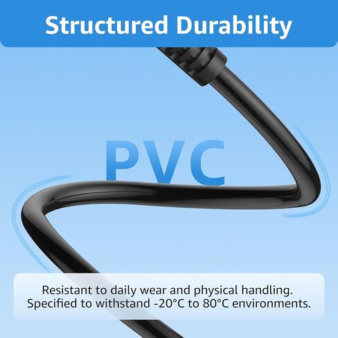 كابل تمديد 5.5x2.1 ملم 18AWG 12V DC ذكر إلى ذكر، 1 قدم 4 عبوات in Saudi Arabia
