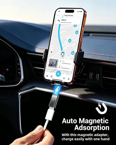USB C Magnetic Adapter, 240W Usb Type C Adapter 2PCS 16K Video 80Gdps in Saudi Arabia