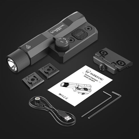 DARKFANG 1500 Lumens Weapon Light, 10%/50%/100% Dimmable Brightness in Saudi Arabia
