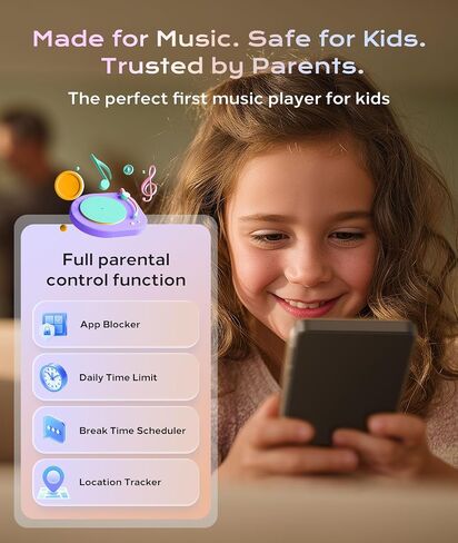 128GB MP3 Player with Bluetooth and WiFi, Android 14 MP3 Player for Kids in Saudi Arabia