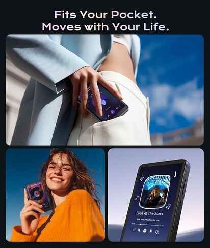 128GB MP3 Player with Bluetooth and WiFi, Android 14 MP3 Player for Kids in Saudi Arabia